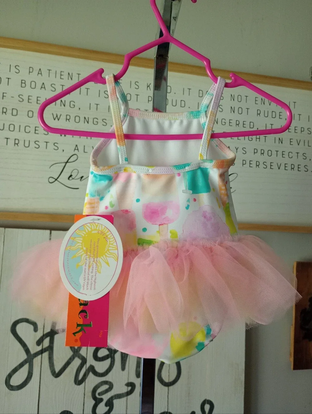 NWT Kate Mack Bathing Suit Baby Girl 3-6 Months Swimsuit Newborn 3-6 Months